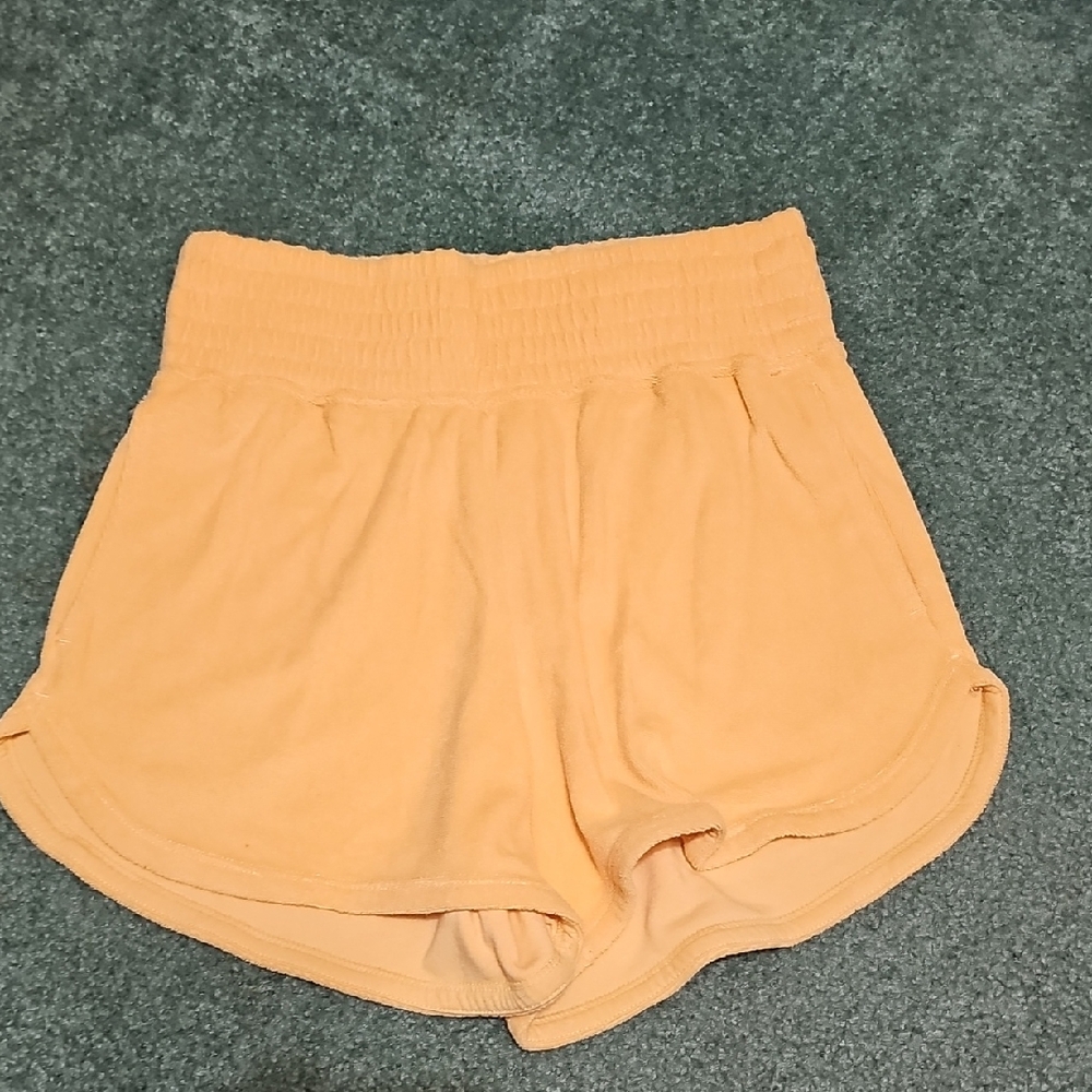 Abercrombie & Fitch Light Orange Athletic Shorts